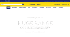 Desktop Screenshot of fabricland.co.uk